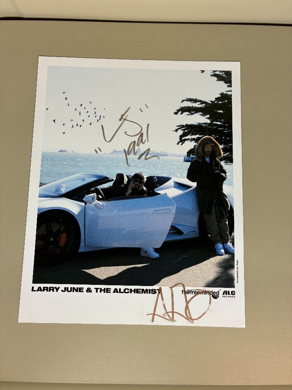 Larry June & The Alchemist The Great Escape Signed 8x10 Print Poster Photo ALC